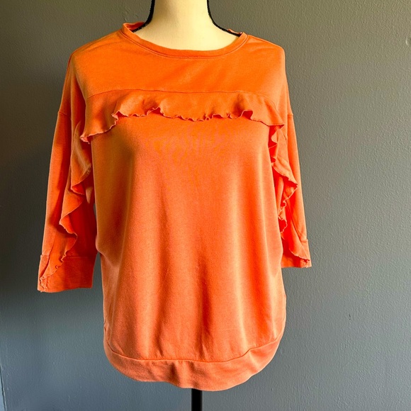 NWT EXPRESS ONE ELEVEN TANGERINE TOP. Size XS. - Picture 1 of 6